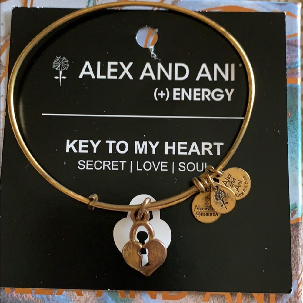 Alex and Ani Key to my Heart Bangle